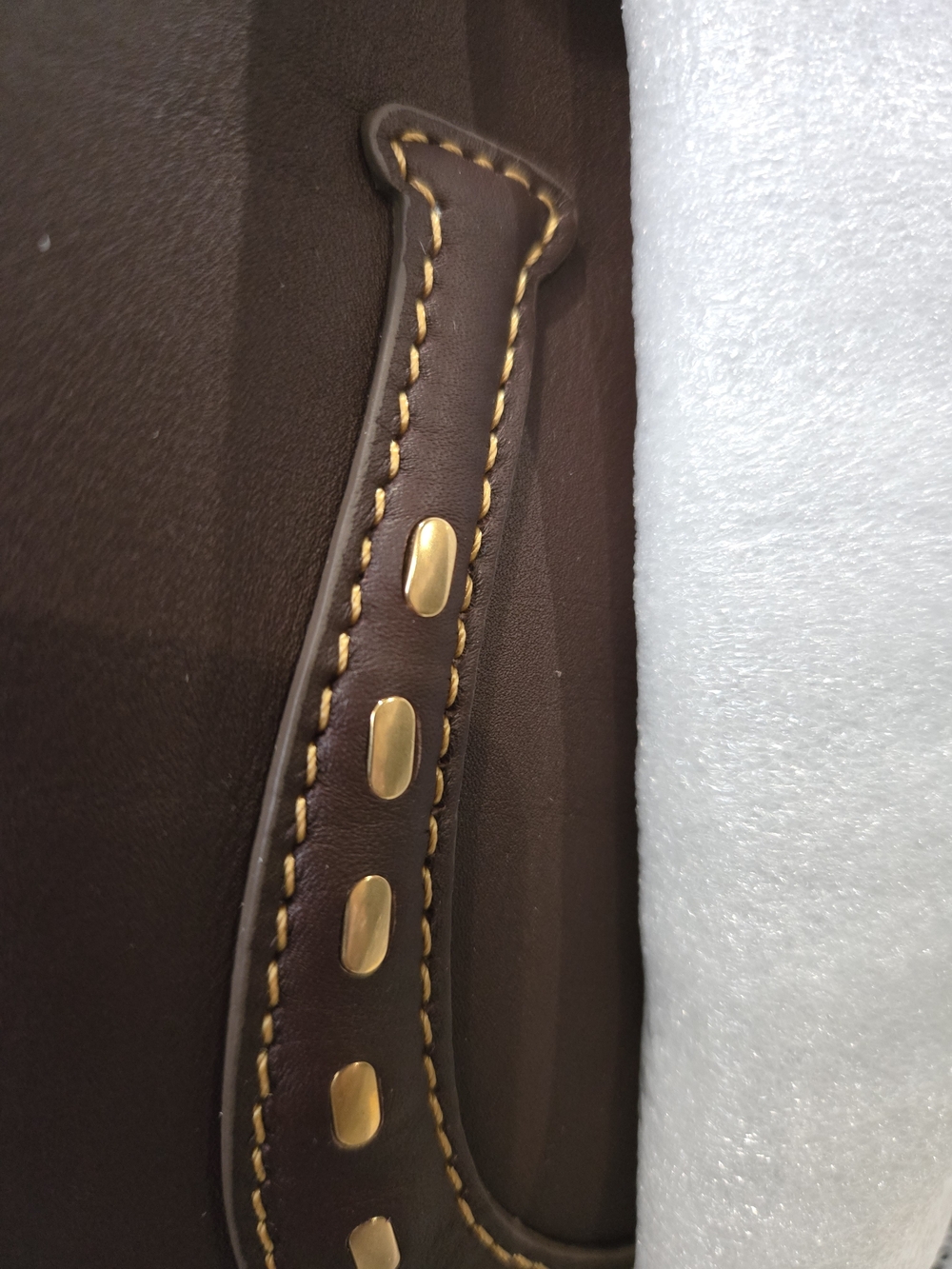 Rare Dooney & Bourke Brown T'moro Western Leather Drawstring Bucket Bag.NWT. - Picture 11 of 11